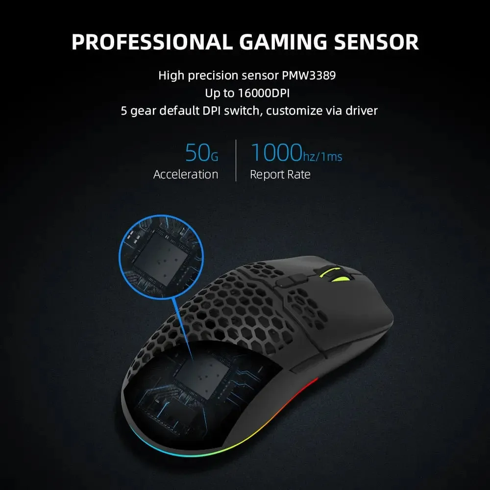 16000 DPI RGB Gaming Mouse