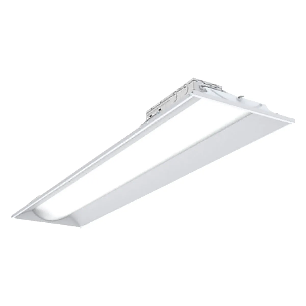 1x4 LED Volumetric Troffer, 31/49 Watts, 6000 Lumens, 35K/40K/50K, 120/277V