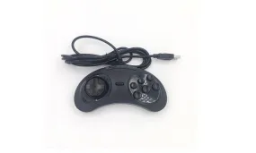 6 Buttons SEGA USB Gaming Joystick Holder for PC MAC