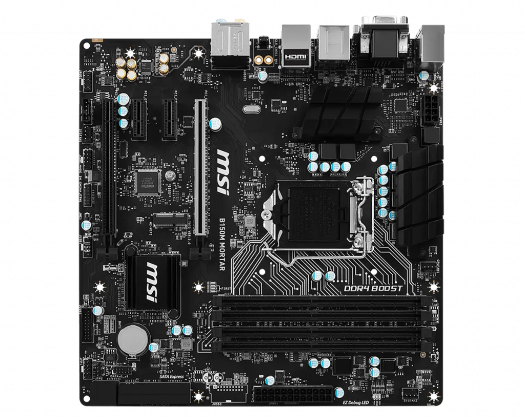 B150 MSI Motherboard B150M-MORTAR  LGA 1151 Intel ddr4 Usb3.0 dvi hdmi MATX Motherboard