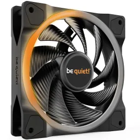 Be Quiet (BL073) Light Wings 12cm PWM ARGB High Speed Case Fan, Rifle Bearing, 18 LEDs, Front & Rear Lighting, Up to 2500 RPM