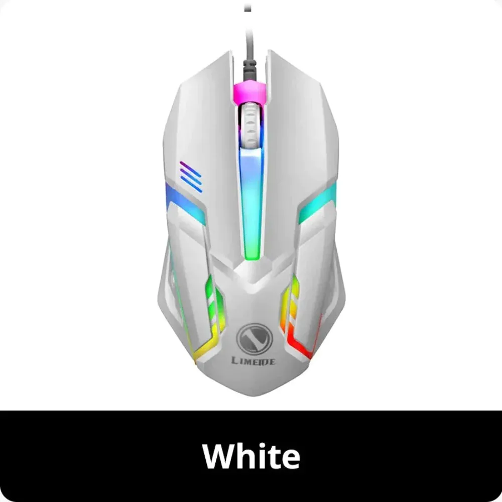 Colorful Backlit Wired Gaming Mouse