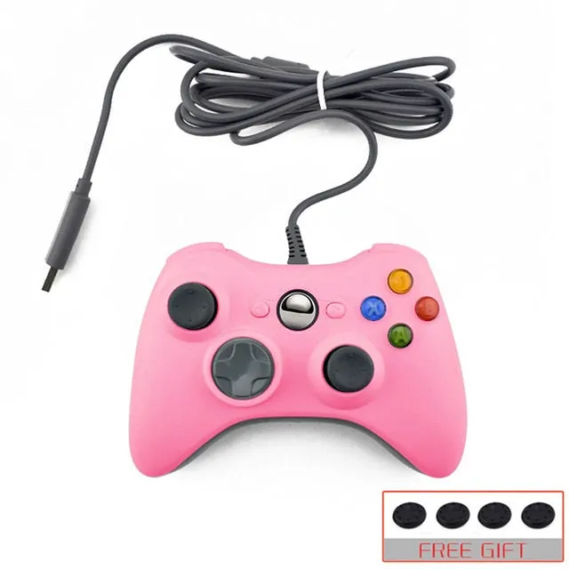 DATA FROG USB Wired Gamepad for Xbox 360 /Slim Controller for Windows 7/8/10 Microsoft PC Controller Support for Steam Game