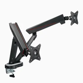 Desky Dual LED Gaming Monitor Arm