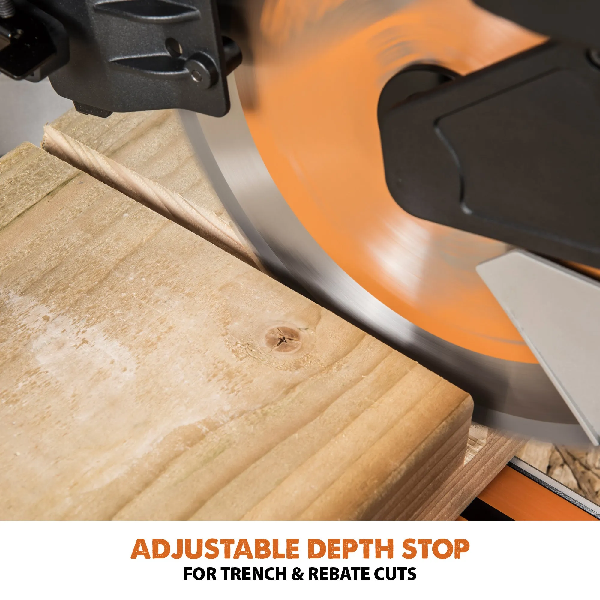 Evolution R255SMS-DB: Dual Bevel Sliding Miter Saw With 10 in. Multi-Material Cutting Blade