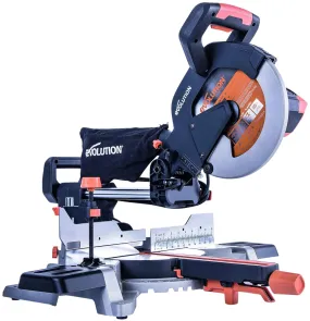 Evolution R255SMS: Single Bevel Sliding Miter Saw With 10 in. Multi-Material Cutting Blade