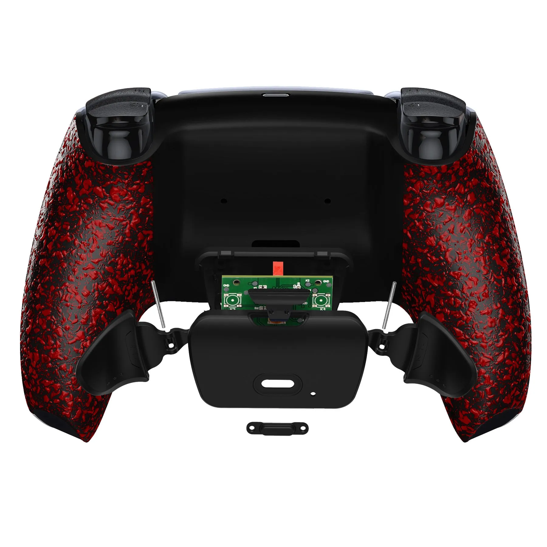 eXtremeRate Remappable Rise 2.0 Remap Kit for PS5 Controller BDM-010/020 - Textured Red - XPFP3042G2