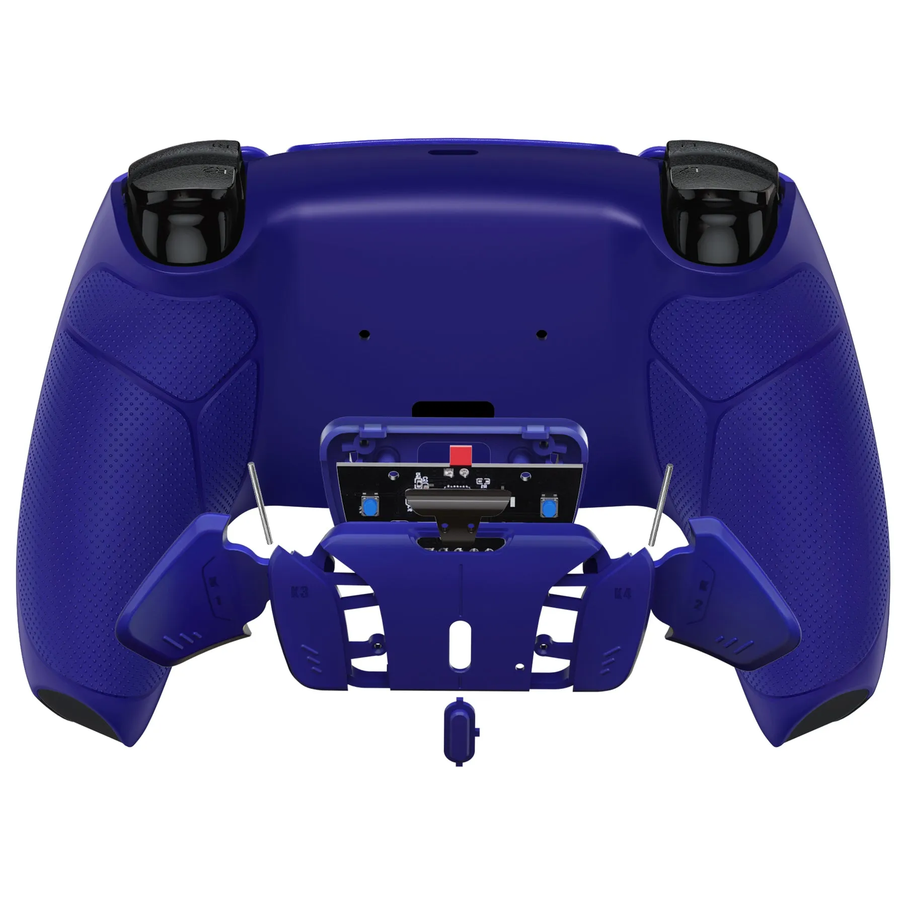 eXtremeRate Remappable RISE4 Remap Kit for PS5 Controller BDM-030/040/050 - Rubberized Cobalt Blue - YPFU6015G3