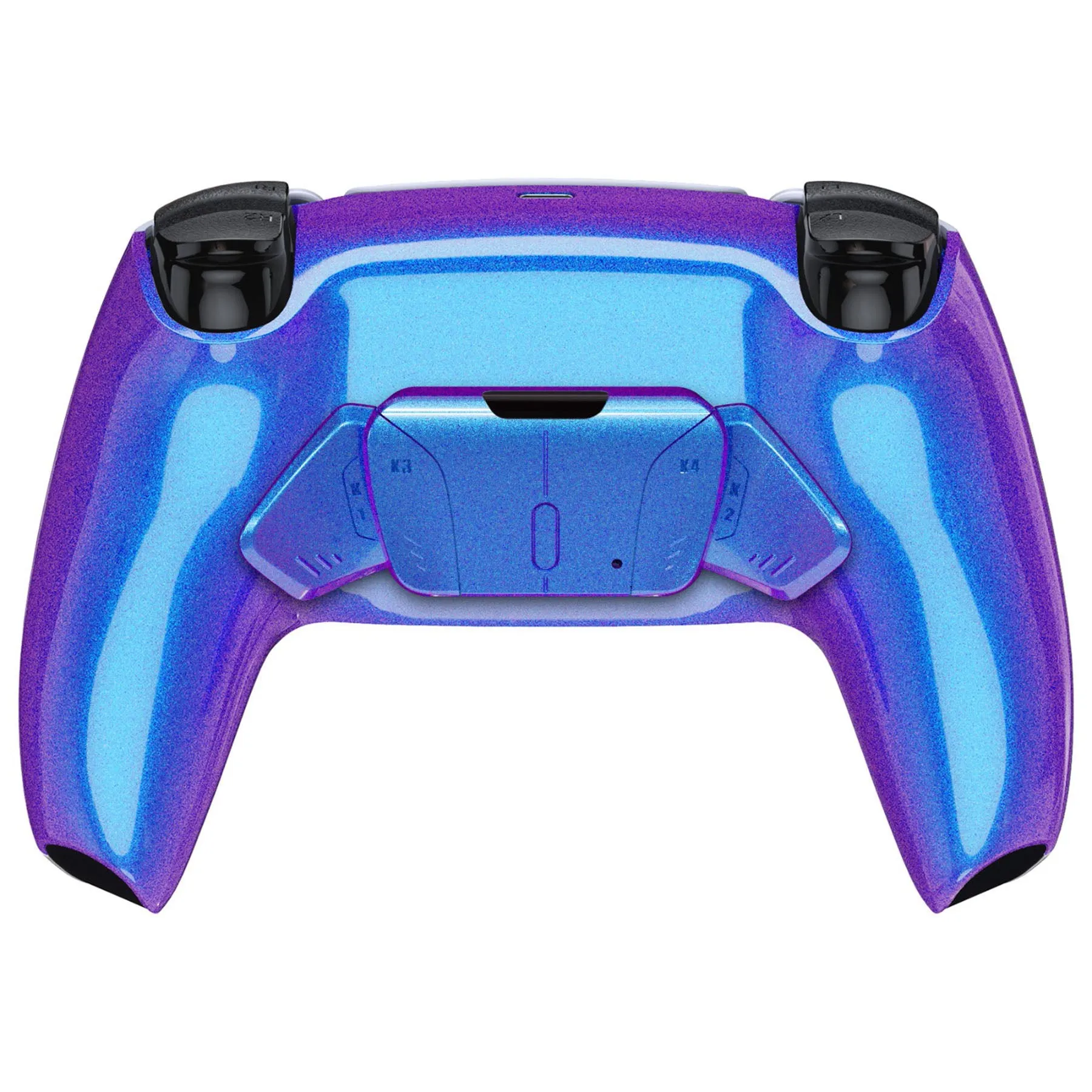 eXtremeRate Remappable RISE4 V3 Remap Kit for PS5 Controller BDM-030/040/050 - Chameleon Purple Blue - YPFP3008G4