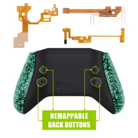 eXtremeRate Textured Light Green HOPE Remappable Remap Kit for Xbox Series X / S Controller, Upgrade Boards & Redesigned Back Shell & Side Rails & Back Buttons for Xbox Core Controller - Controller NOT Included - RX3P3047