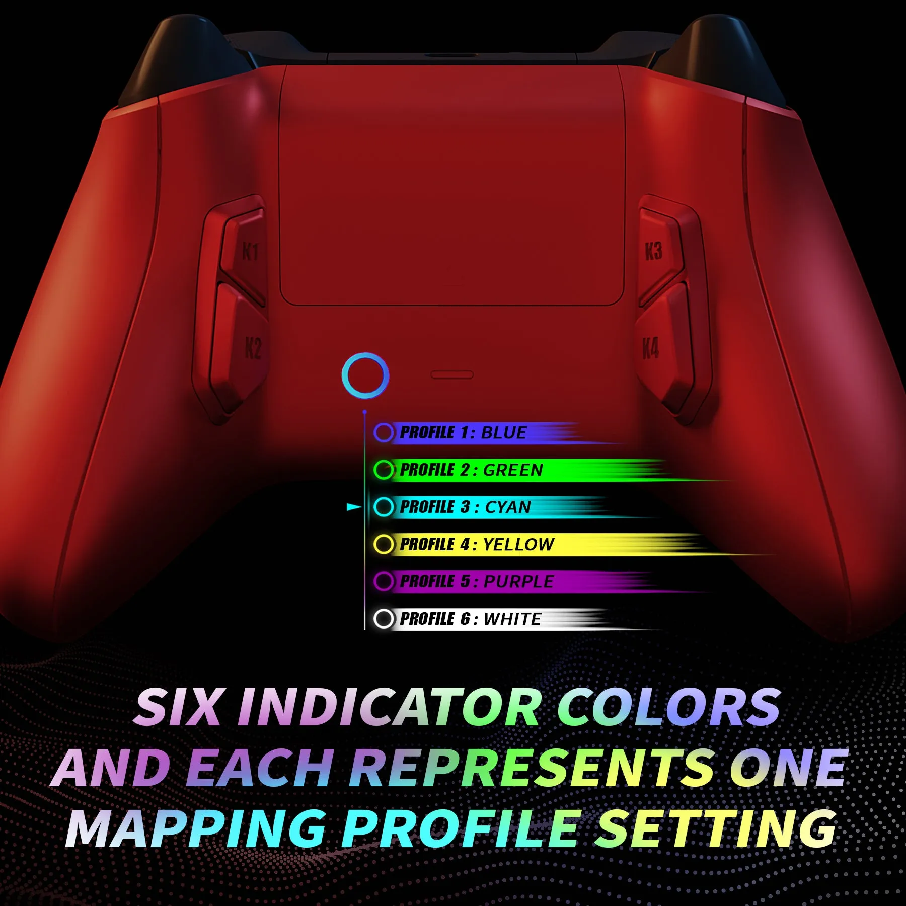 eXtremeRate VICTOR X Remap Kit for Xbox Series X/S Controller - Scarlet Red - RTX3P003