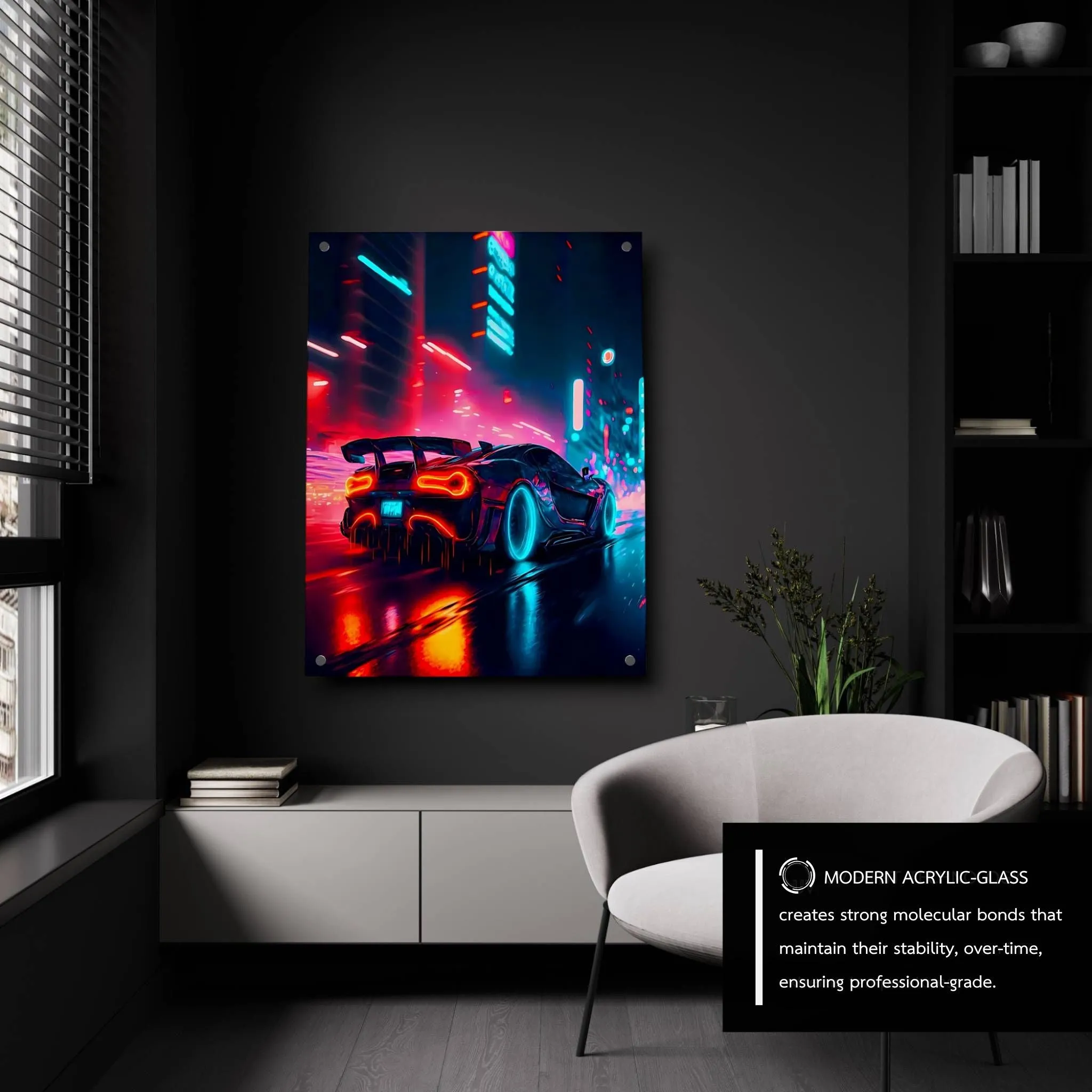 Flashin Lights (Neon) Acrylic Wall Art