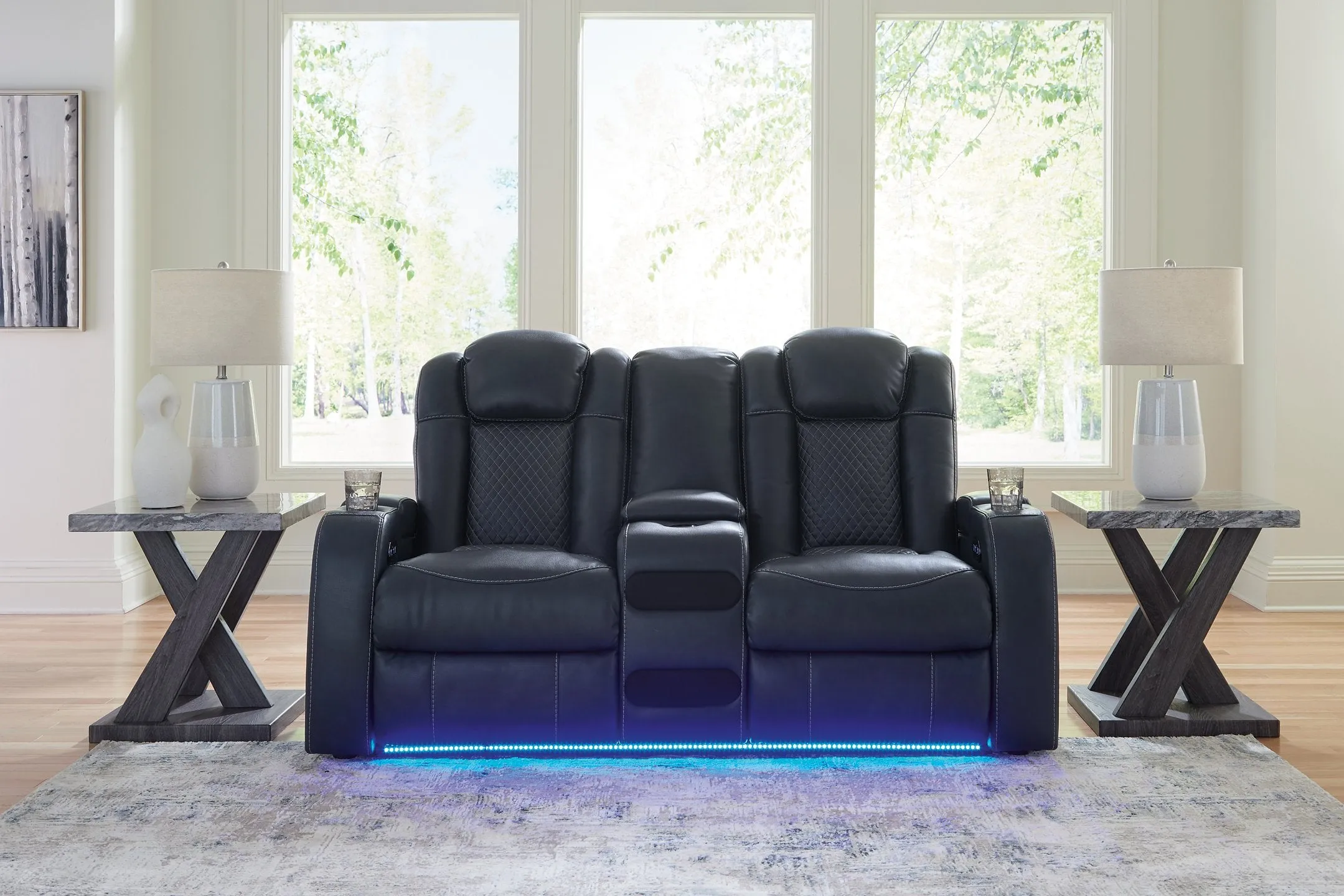 Fyne-Dyme Power Reclining Loveseat