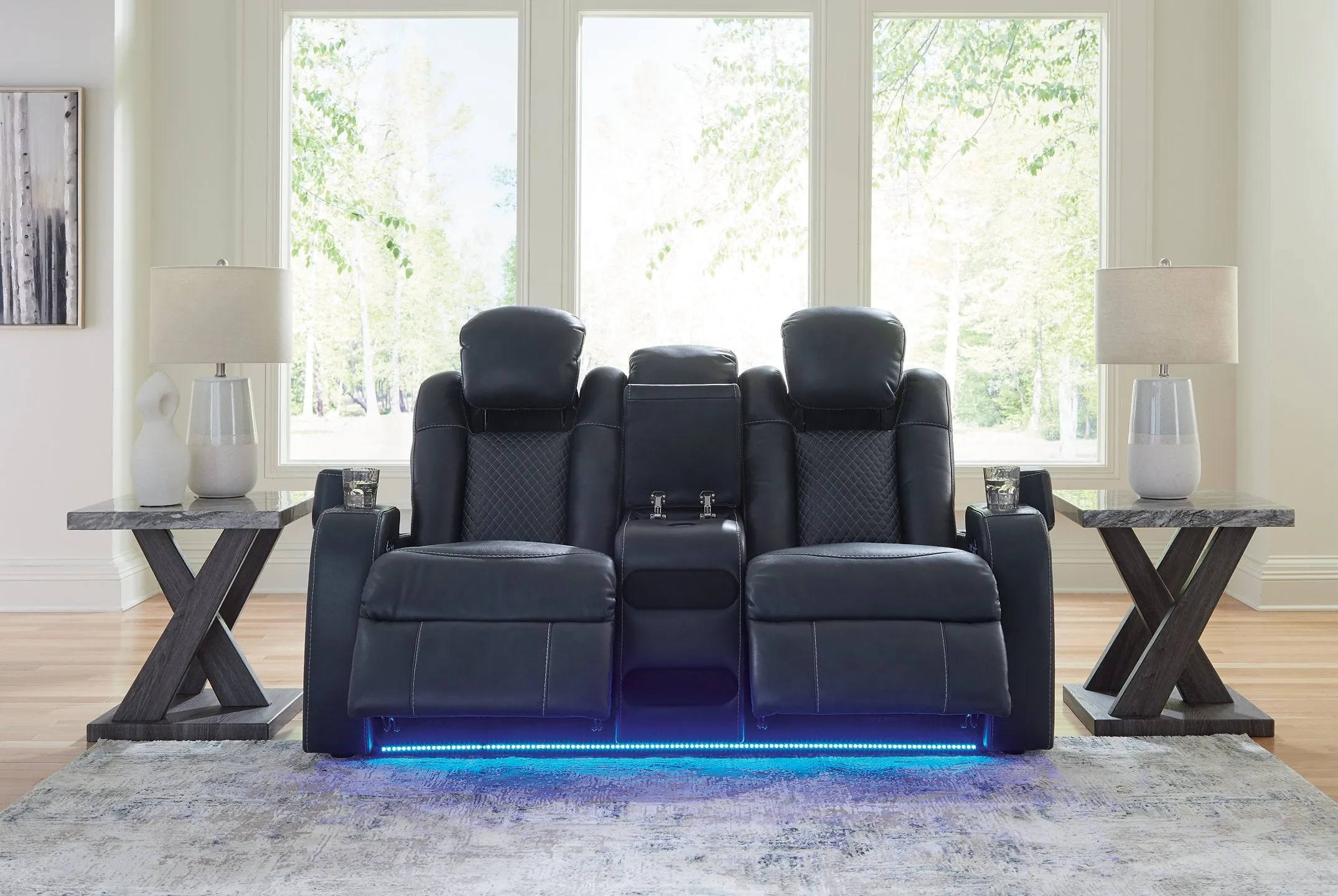 Fyne-Dyme Power Reclining Loveseat