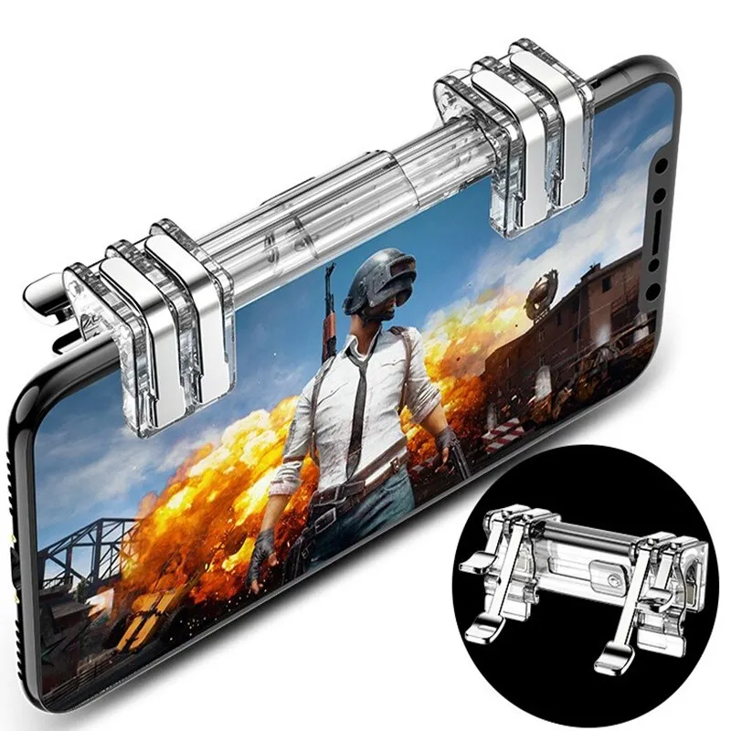 Game for PUBG Controller Mobile Phone Gamepad Mobile Joystick Trigger Aim Shooting L1 R1 Metal ABS