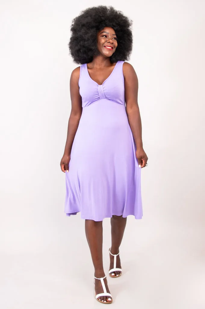 Genesis Dress, Lavender, Bamboo