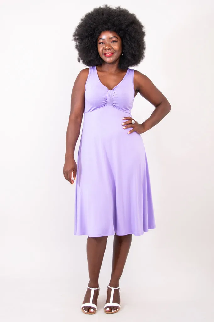 Genesis Dress, Lavender, Bamboo