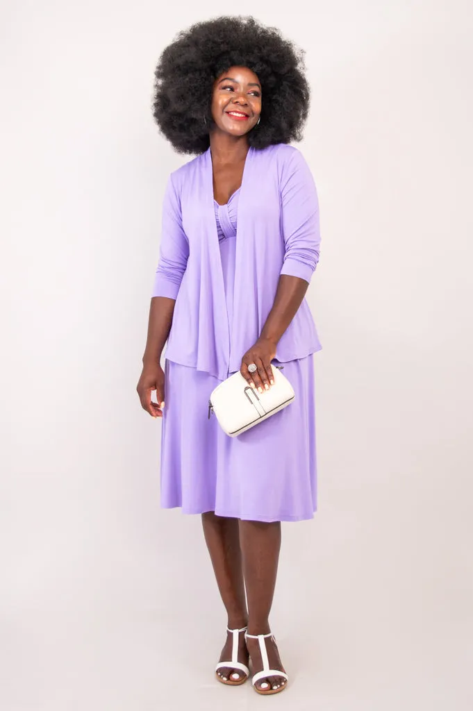 Genesis Dress, Lavender, Bamboo