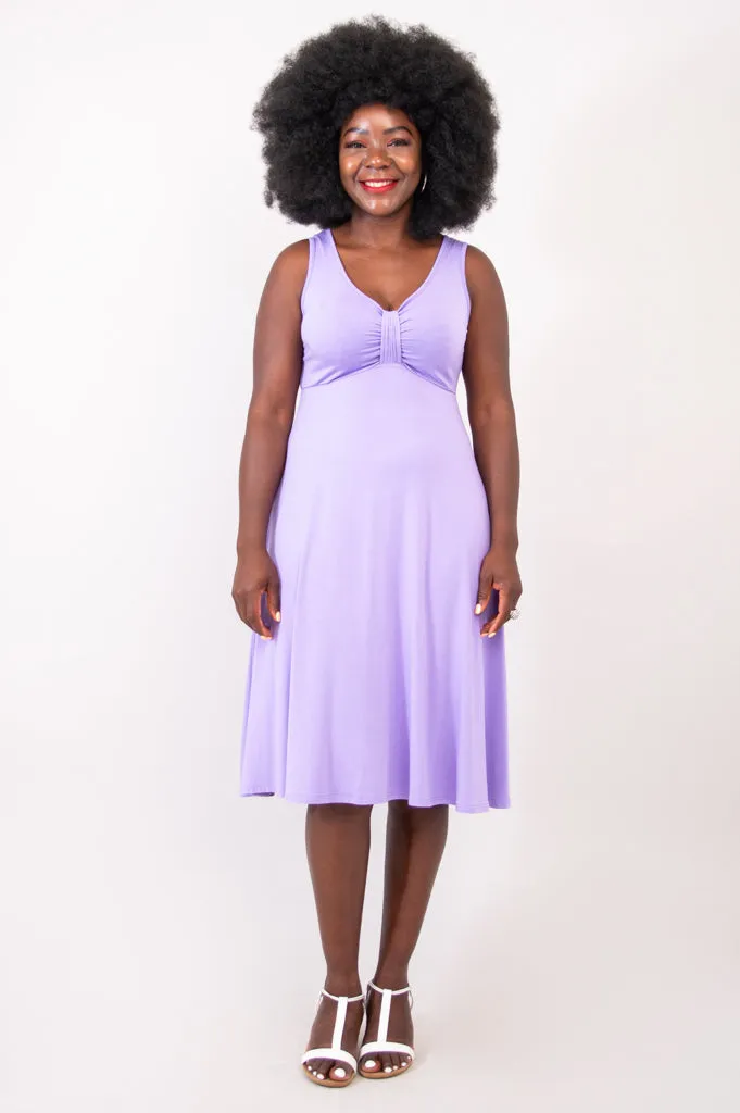 Genesis Dress, Lavender, Bamboo