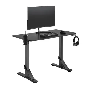 Heavy Duty Gaming Desk with RGB Ambient Lighting, Cup Holder and Headphone Hook SH-GMD11-1