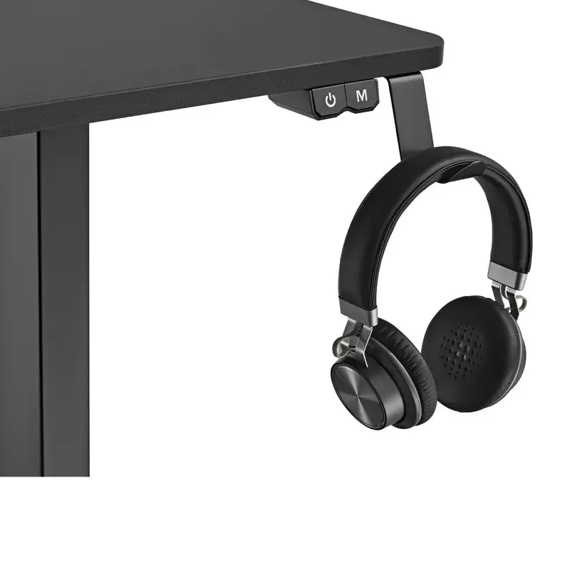 Heavy Duty Gaming Desk with RGB Ambient Lighting, Cup Holder and Headphone Hook SH-GMD11-1