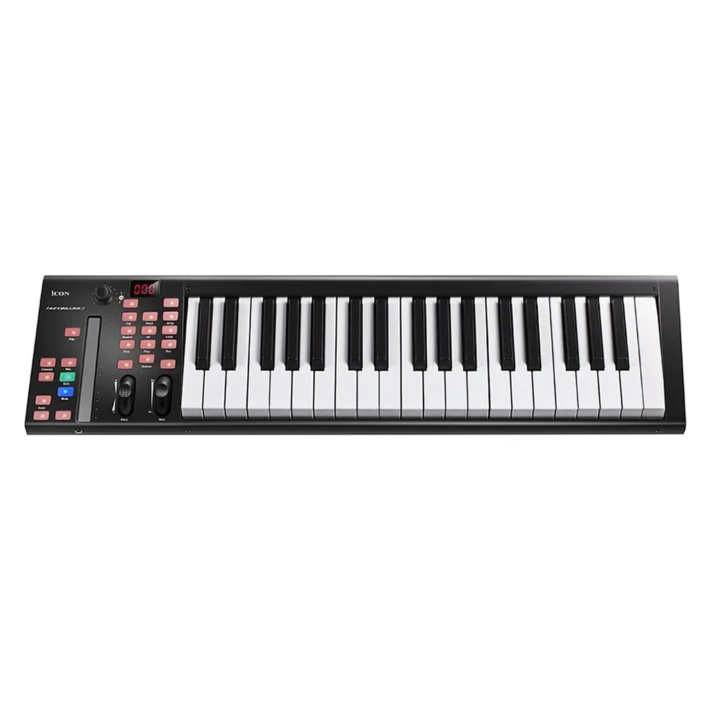 Icon Pro Audio ICOK-IKEYBOARD4X 37-Key Keyboard with Single Channel Daw Controller