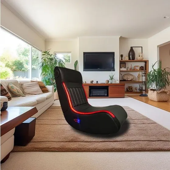 LovelyRLovely LED Gaming Chair With Speakers