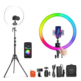 NEEWER SRP18C 2500K-10000K Full Color Ring Light Kit