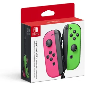 Nintendo Switch Joy-Con Pair, Neon Pink and Neon Green