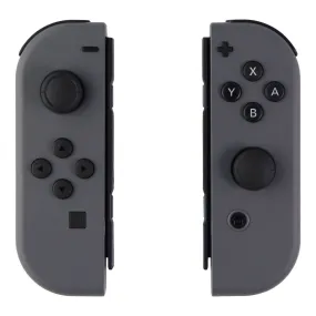 Nintendo Switch Left and Right OEM Joy-Con Controllers (L/R) with Strap - Gray