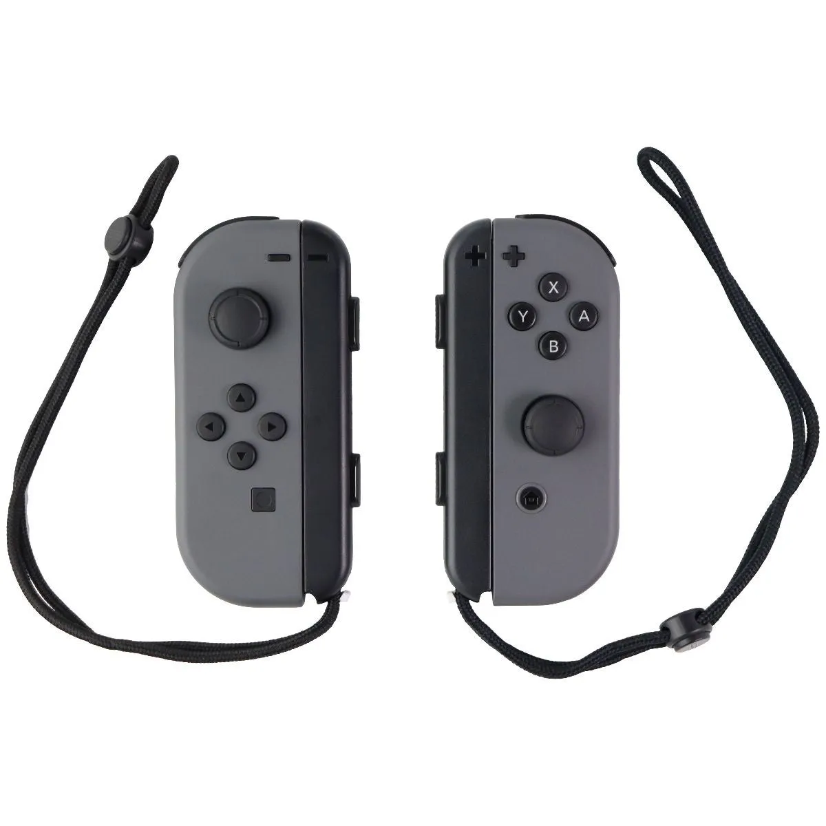 Nintendo Switch Left and Right OEM Joy-Con Controllers (L/R) with Strap - Gray