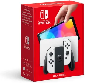 Nintendo Switch OLED Games Console - White