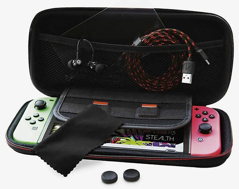 Nintendo Switch White OLED Console Games Bundle - With Free Gaming Headset   Travel Pack