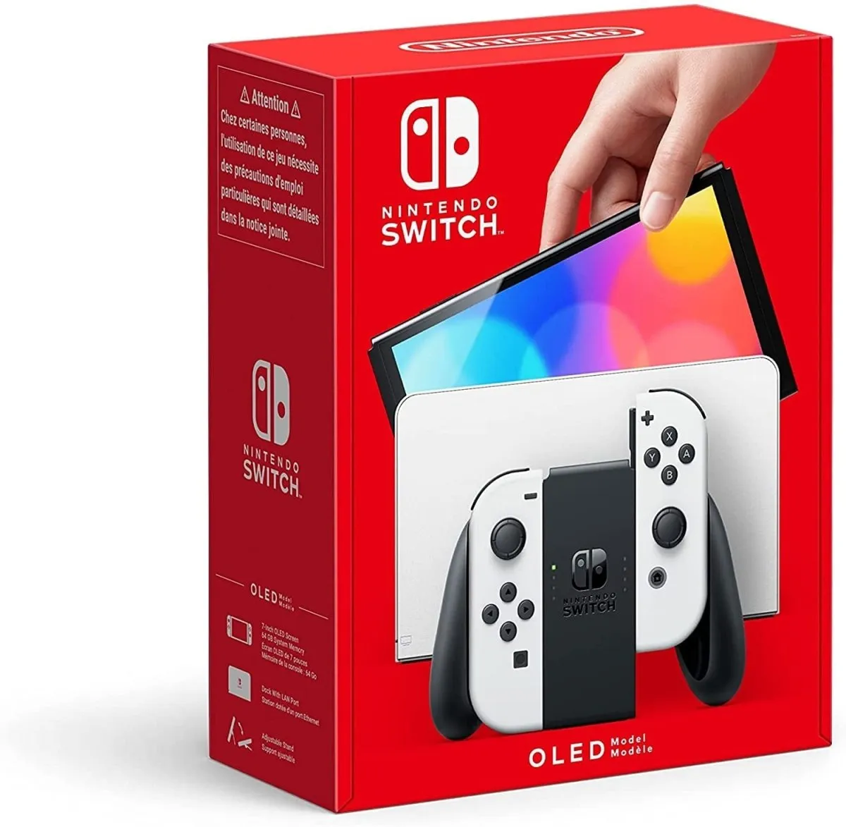 Nintendo Switch White OLED Console Games Bundle - With Free Gaming Headset   Travel Pack