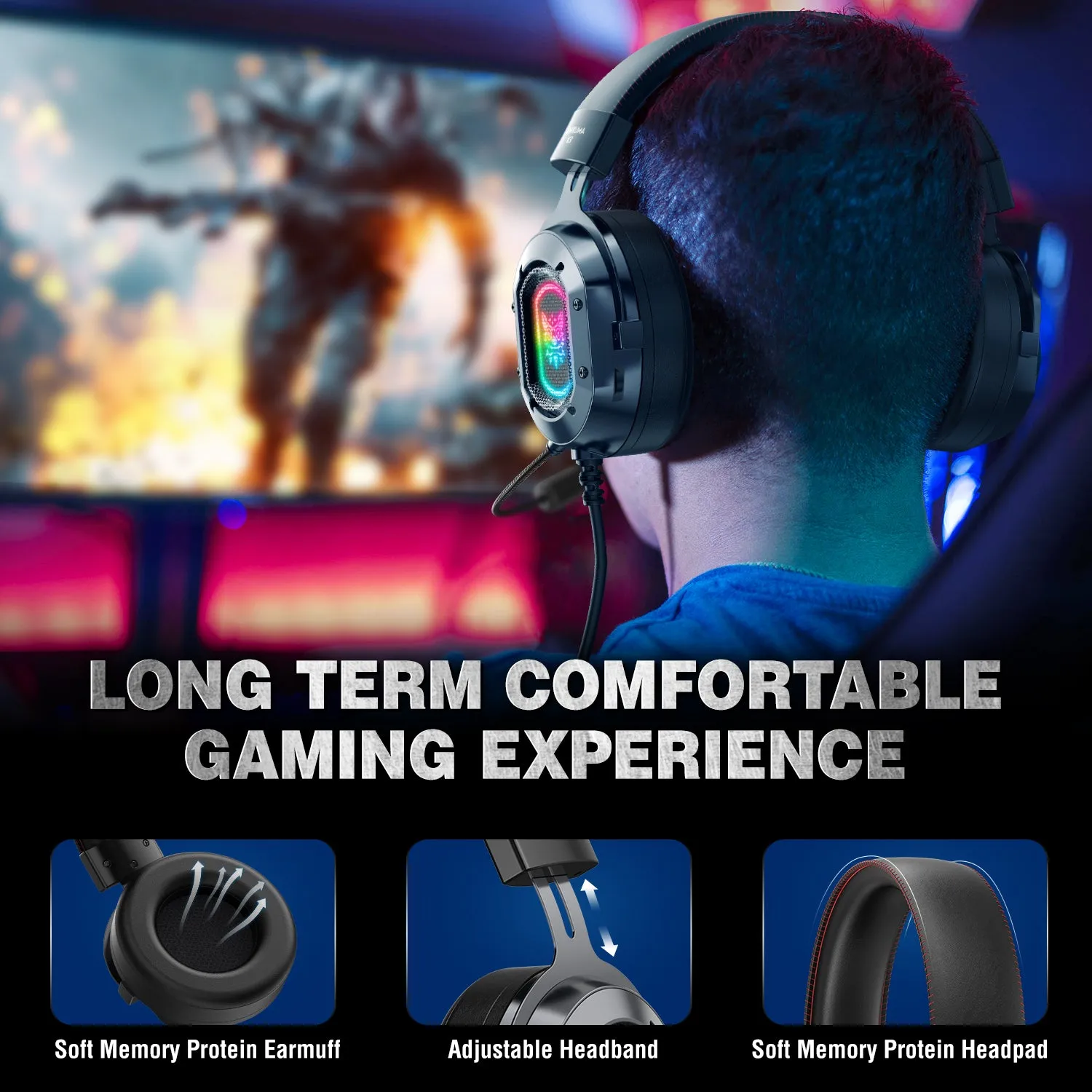 [Only for TIKTOK]GAMING HEADSET // ELITE STEREO K3