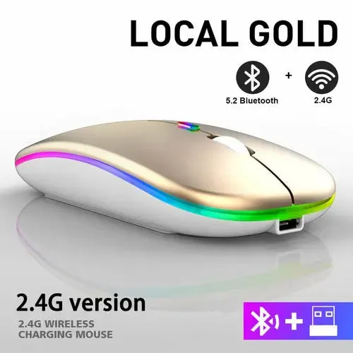 RGB Wireless Bluetooth Mouse-RGB Mouse