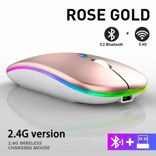 RGB Wireless Bluetooth Mouse-RGB Mouse