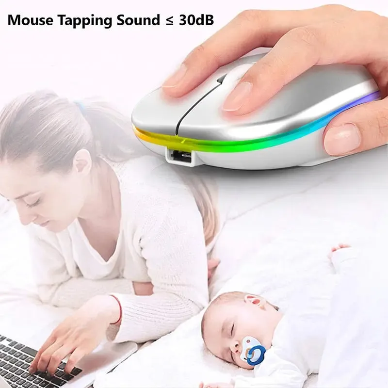 RGB Wireless Bluetooth Mouse-RGB Mouse