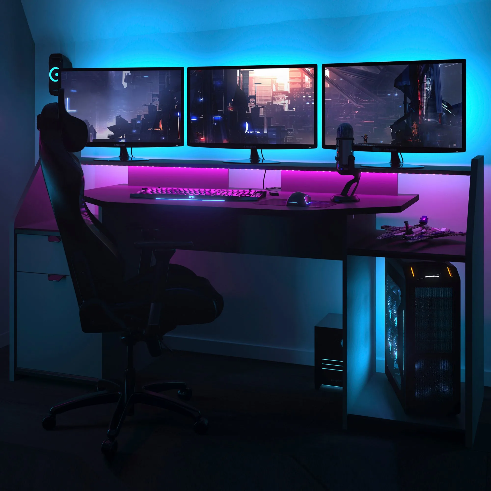 SetUp Gaming Desk Workstation Parisot