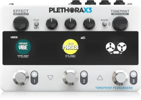 TC Electronic PLETHORA X3 Toneprint Multi-Effect Pedal