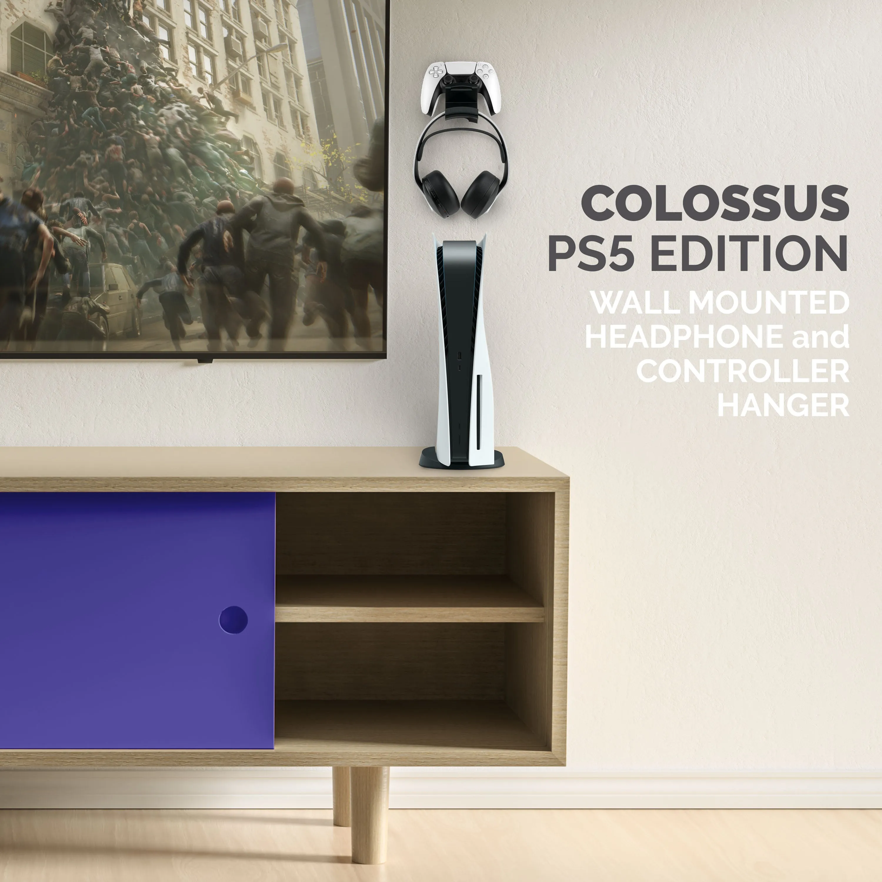 The Colossus - PS5 Edition - Headphone and Game Controller Hanger