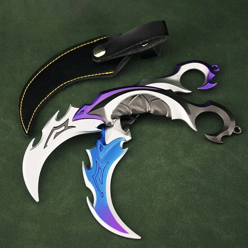 Valorant Keychain Melee Reaver 2.0 Karambit Knife 16cm