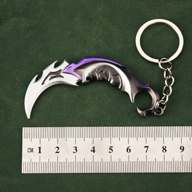 Valorant Keychain Melee Reaver 2.0 Karambit Knife 16cm