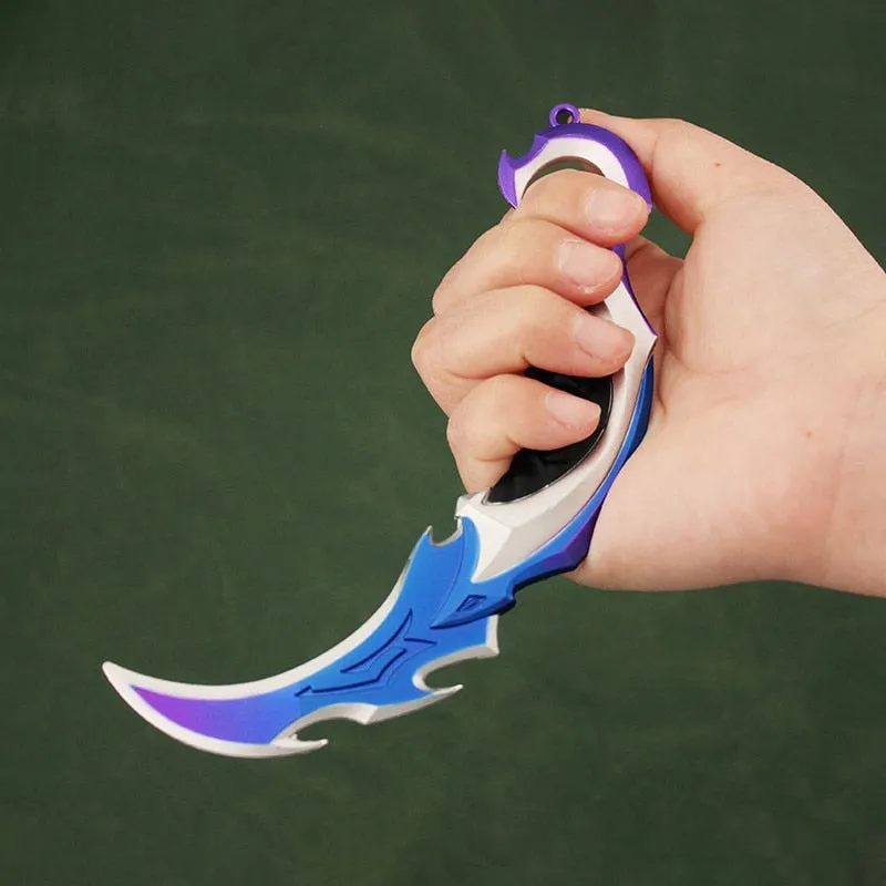 Valorant Keychain Melee Reaver 2.0 Karambit Knife 16cm