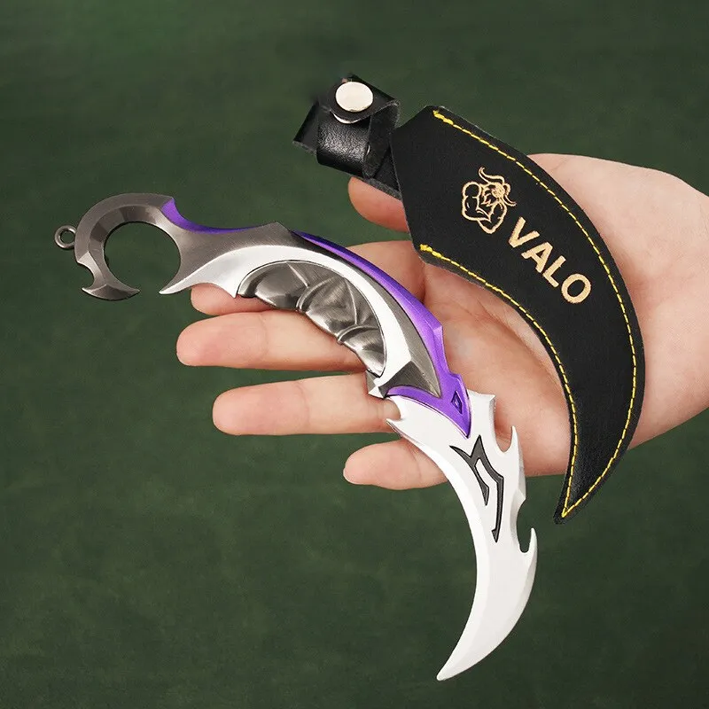 Valorant Keychain Melee Reaver 2.0 Karambit Knife 16cm