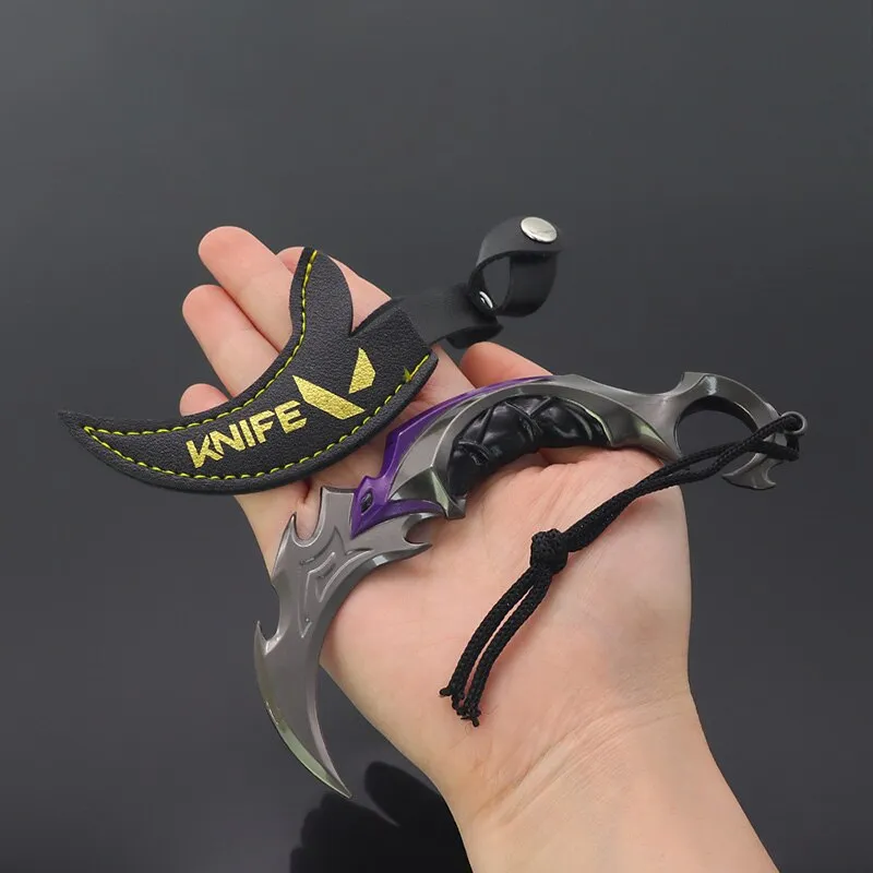 Valorant Keychain Melee Reaver 2.0 Karambit Knife 16cm